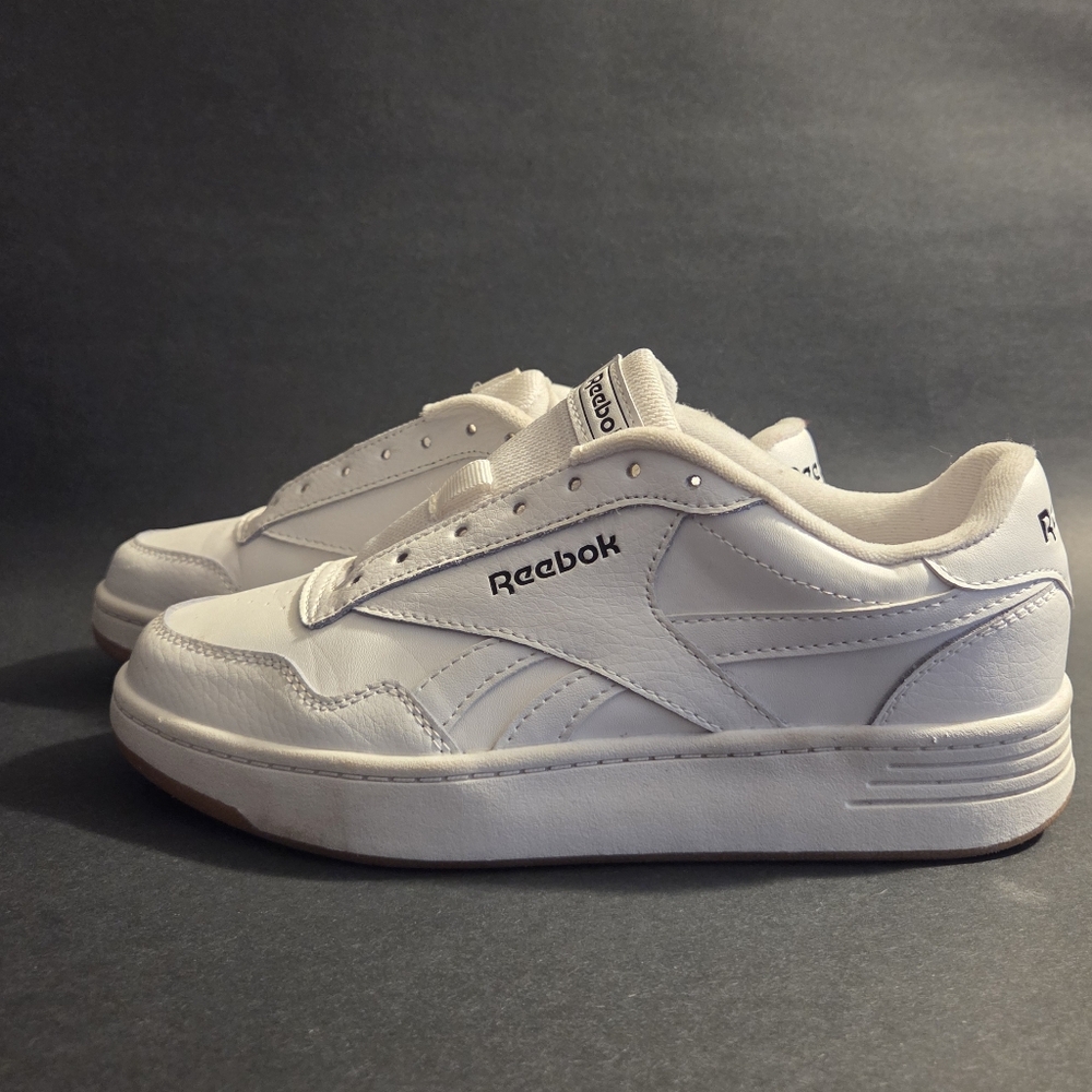 Reebok Club MEMT sneakers in a white colorway with a gum sole. - Picture 2 of 9